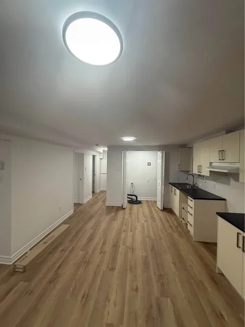 B living room and kitchen